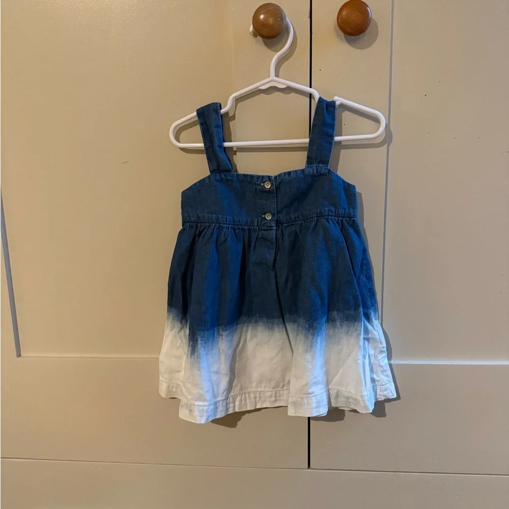 Baby Gap denim Dip-Dye Dress